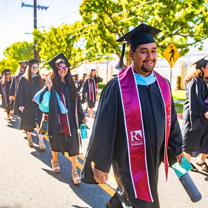 Mutiple media - Graduating Redlands students