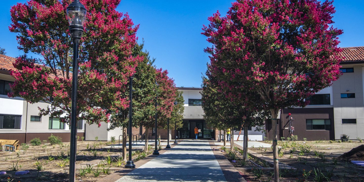 Anderson hall walkway