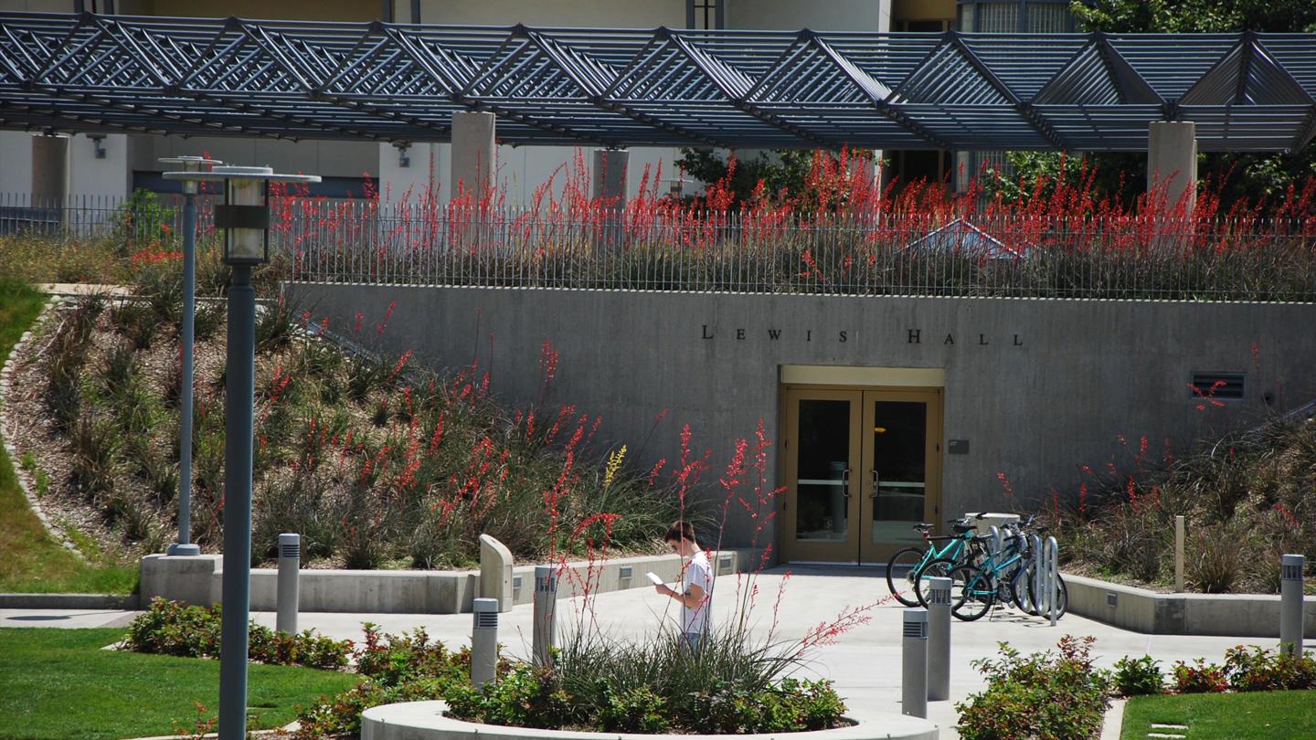 Media masthead - Lewis Hall on Redlands main campus